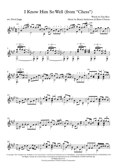 I Know Him So Well (arr. David Jaggs)
