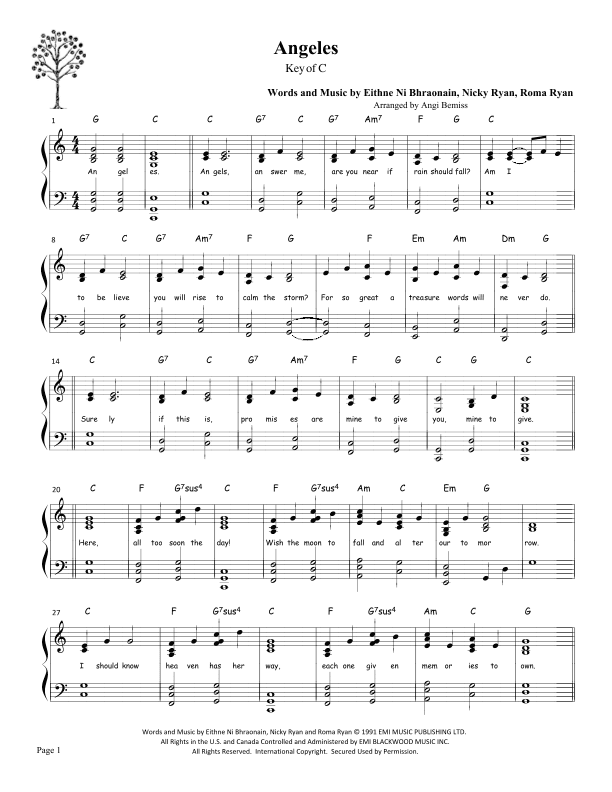 Angeles (arr. Angi Bemiss of Simply the Harp)