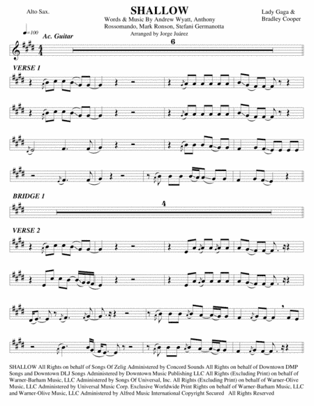 Shallow (arr. Jorge Juárez)