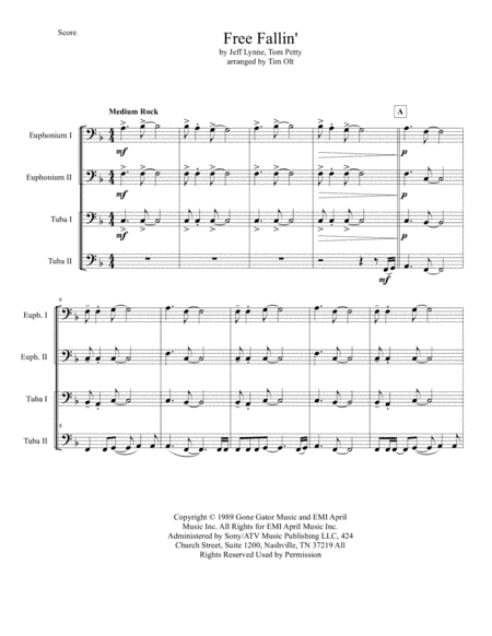 Free Fallin' (arr. Tim Olt)