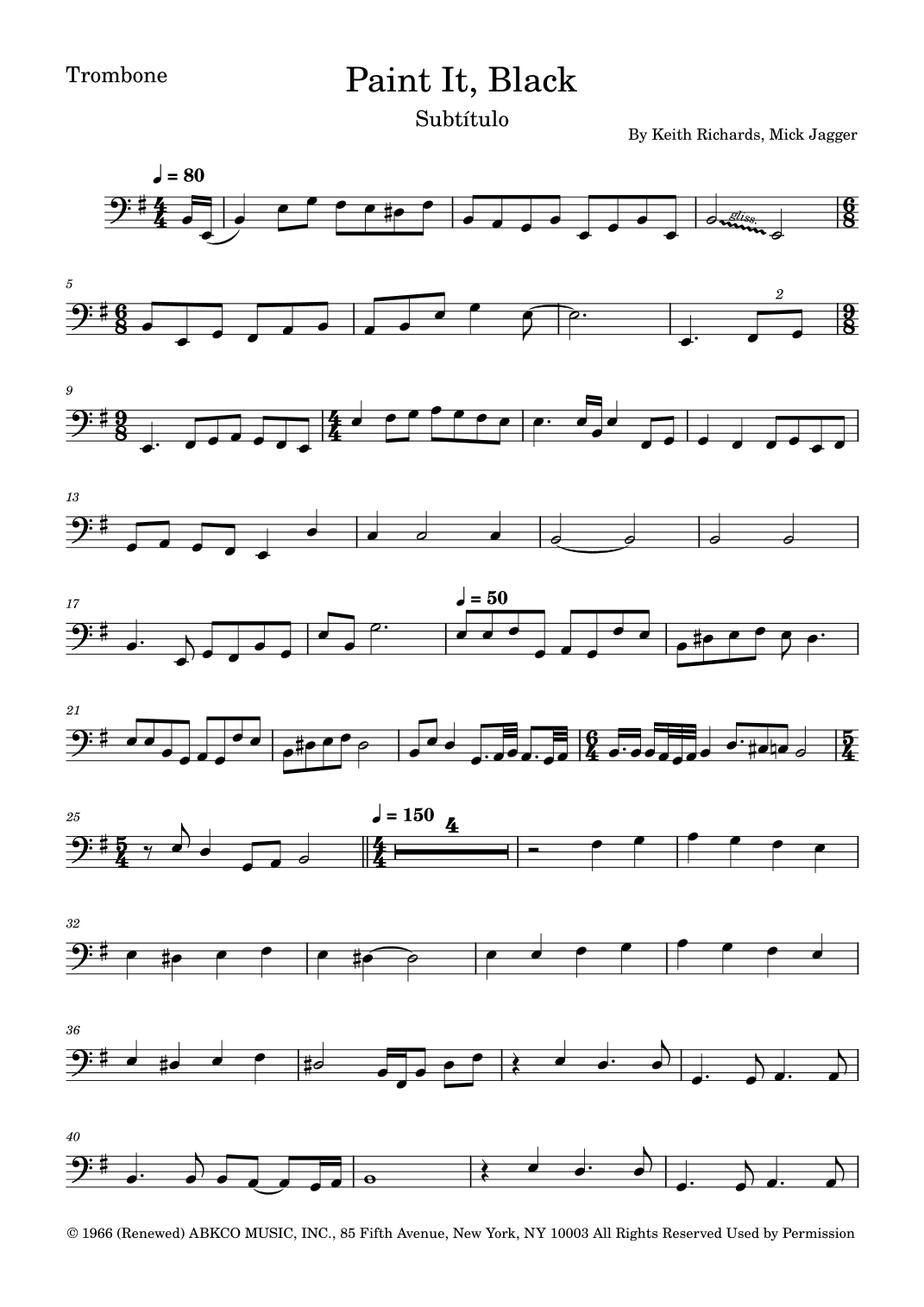 Paint It, Black (arr. Fernanda Moura)