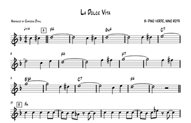 La Dolce Vita (arr. Cameron Stahl)