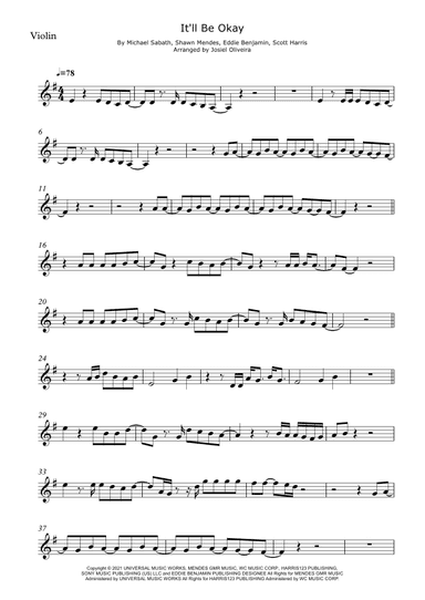 It'll Be Okay (arr. Josiel Oliveira)