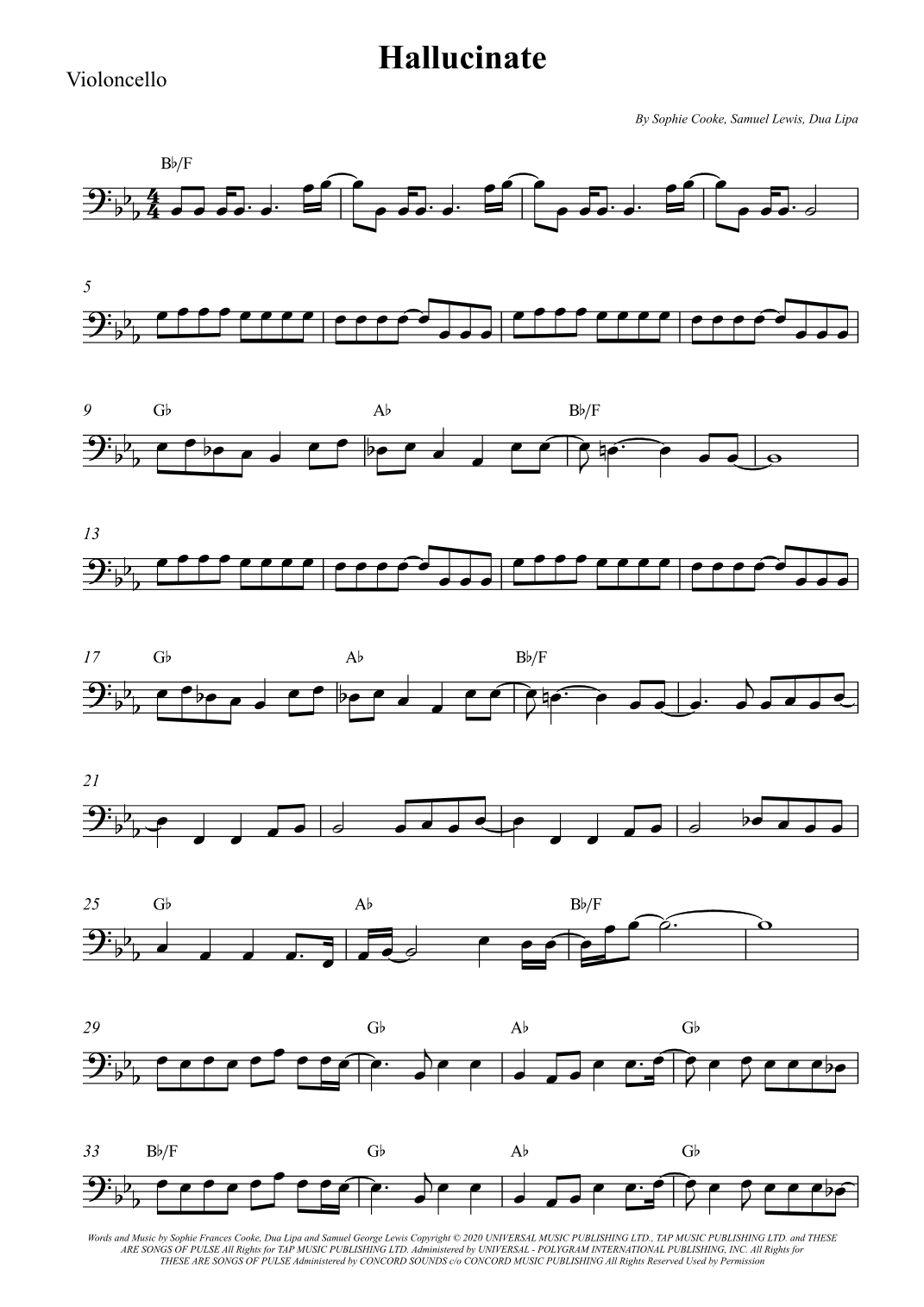 Hallucinate (arr. Wesley S. SIlva)