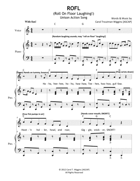 ROFL (Roll On Floor Laughing)