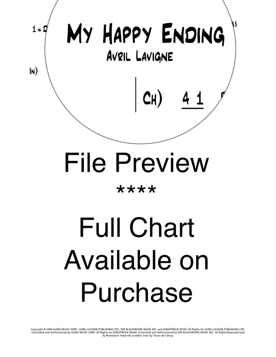My Happy Ending (arr. Trevor de Clercq)