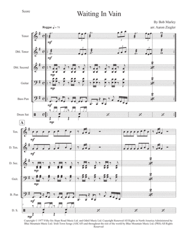 Waiting In Vain (arr. Aaron Ziegler)