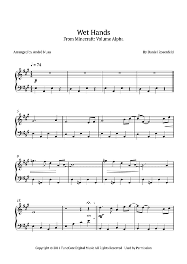 Wet Hands (arr. André Nusa)