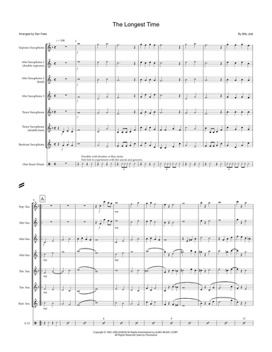 The Longest Time (arr. Dan Fake)