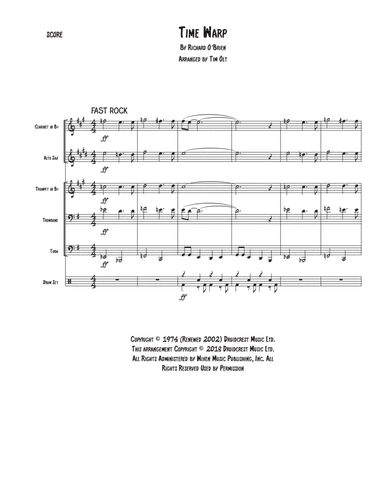 Time Warp (arr. Tim Olt)