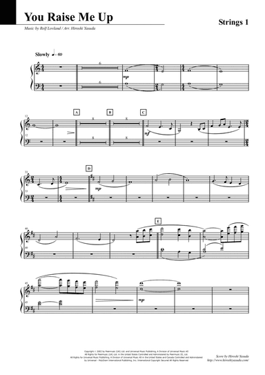 You Raise Me Up (arr. Hiroshi Yasuda)
