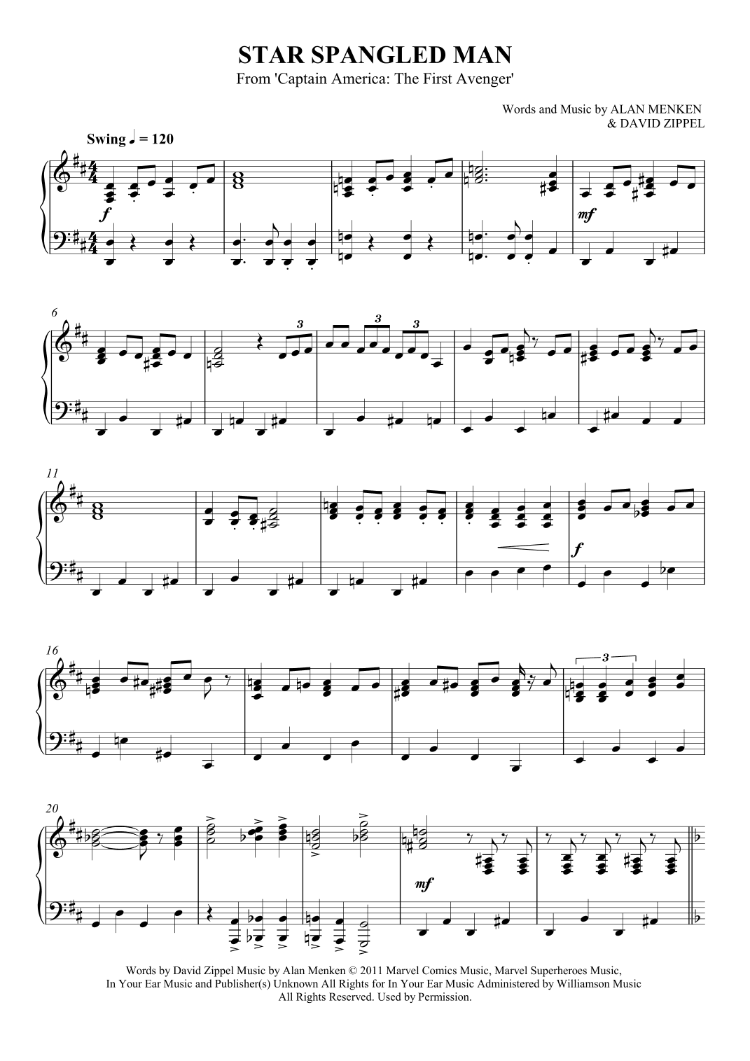 Star Spangled Man (arr. SCMusic)