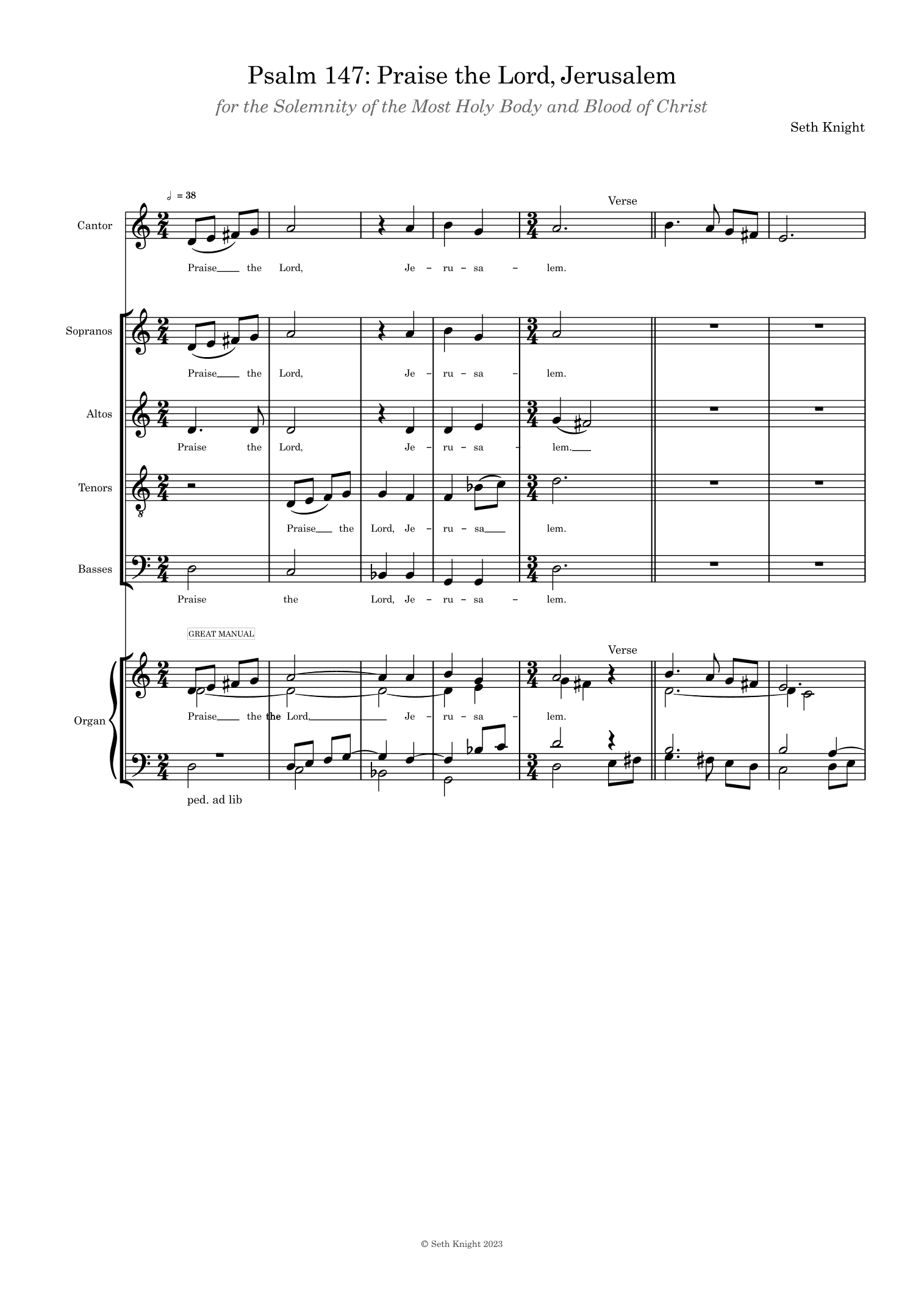 Psalm 147: Praise the Lord, Jerusalem