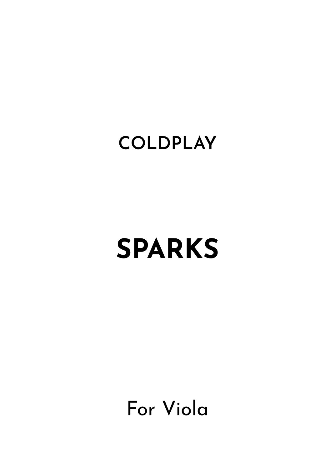 Sparks (arr. Jireh J.)