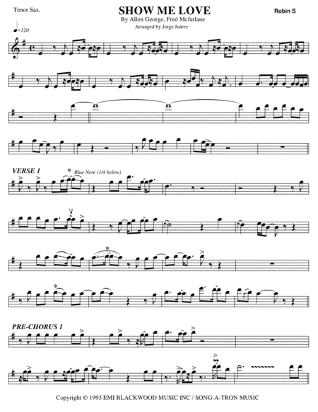 Show Me Love (arr. Jorge Juárez)