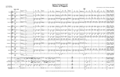 Master Of Puppets (arr. Drew Bonner Music)