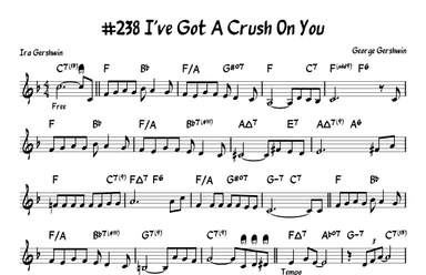 I've Got A Crush On You (arr. John Fries)