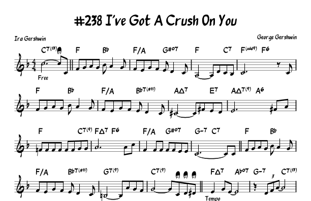 I've Got A Crush On You (arr. John Fries)