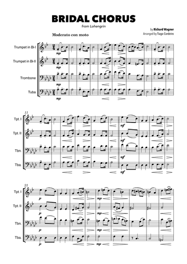 Bridal Chorus (arr. Tiago Cordeiro)