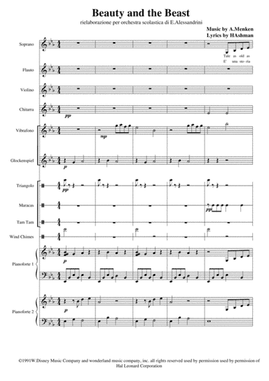 Beauty And The Beast (arr. Ester Alessandrini)