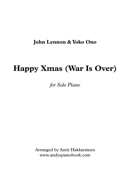 Happy Xmas (War Is Over) (arr. Antti Hakkarainen)