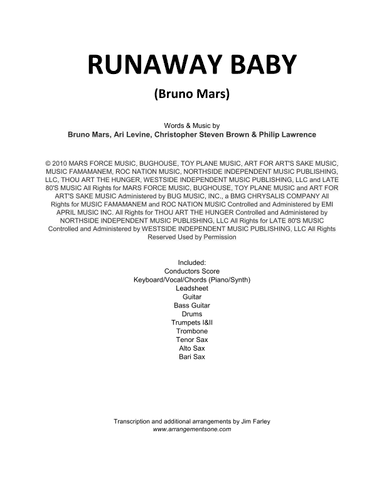 Runaway Baby (arr. Jim Farley)