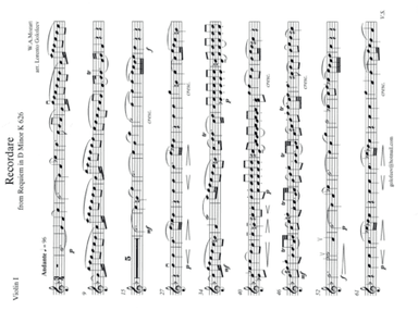 Recordare (arr. Lorento Golofeev)