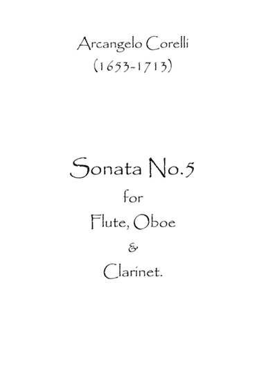 Sonata No.5 (arr. Spence Bundy)