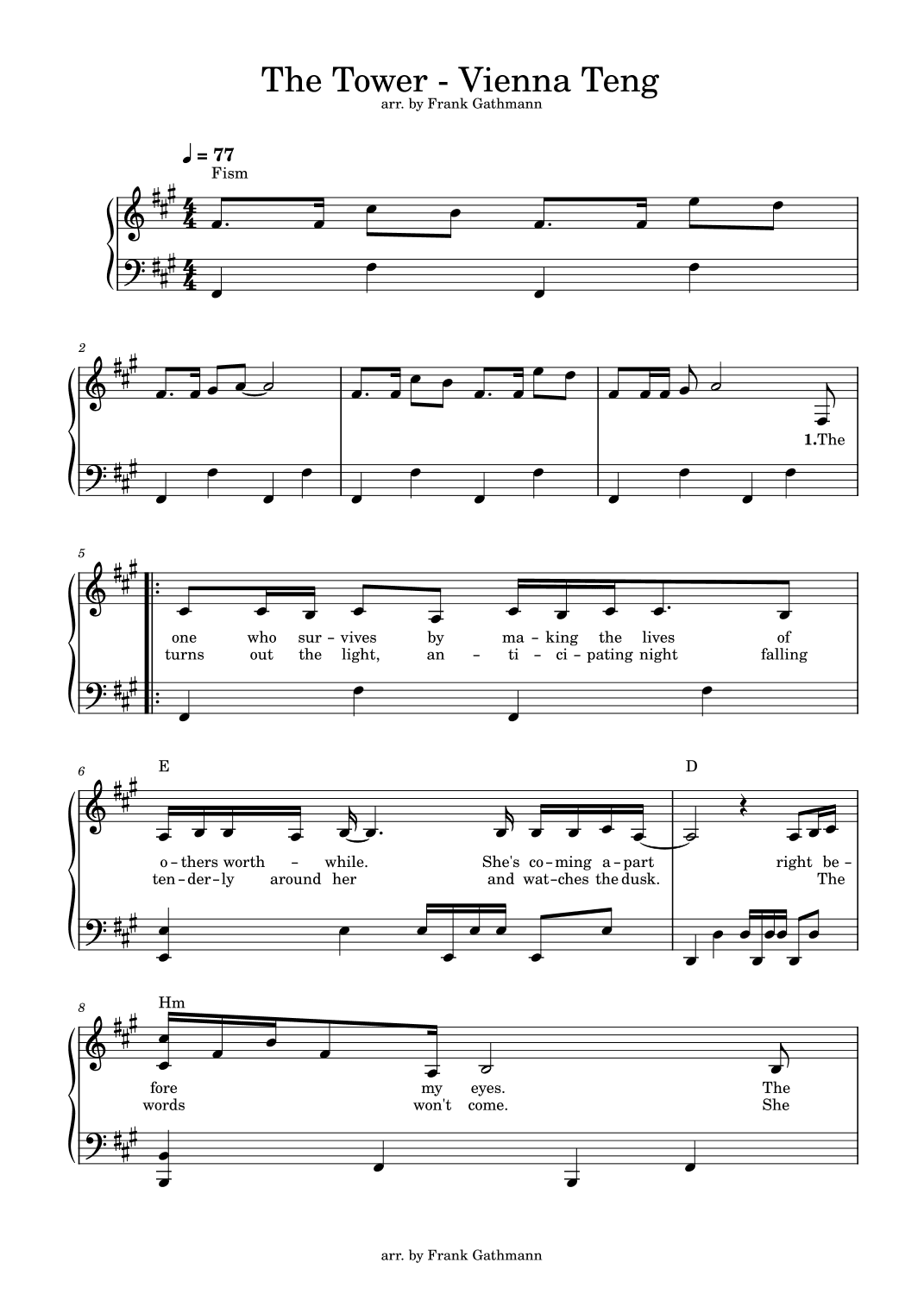 The Tower (arr. Frank Gathmann)