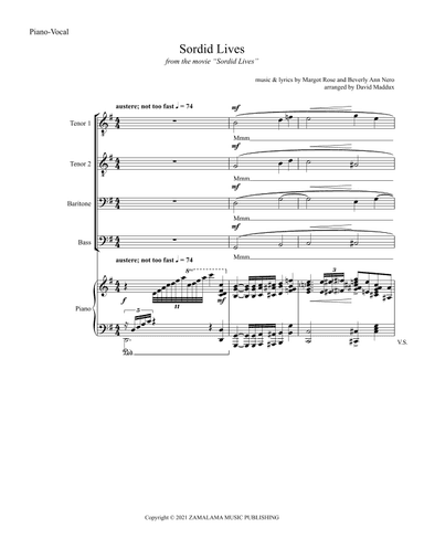 Sordid Lives (arr. David Maddux)