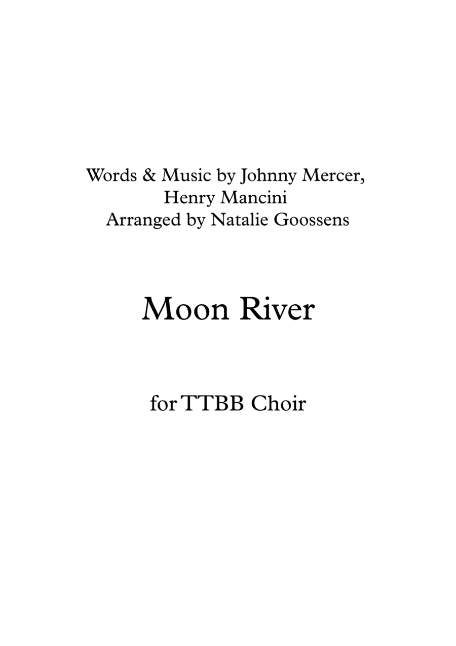 Moon River (arr. Natalie Goossens)