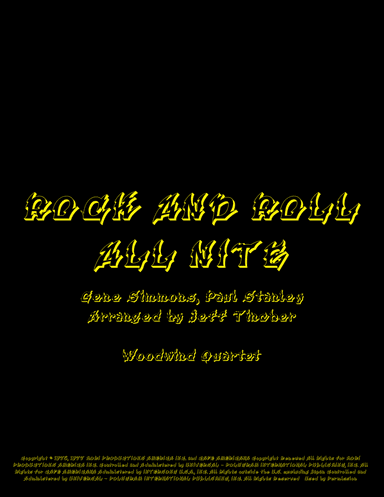 Rock And Roll All Nite (arr. Jeff Tincher)