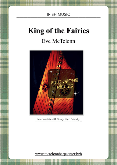 King Of The Fairies - intermediate & 34 String Harp | McTelenn Harp Center (arr. Eve McTelenn)