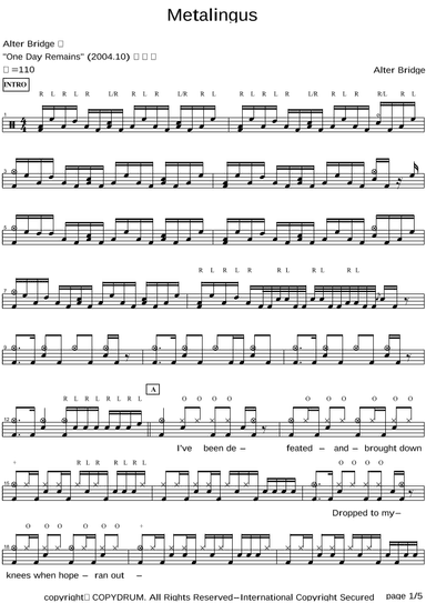 Metalingus (arr. COPYDRUM)