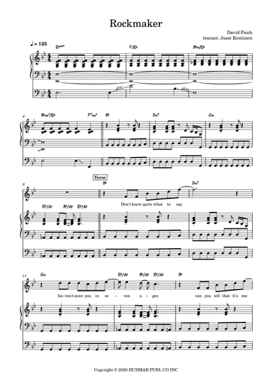 Rockmaker (arr. Jussi Kontinen)