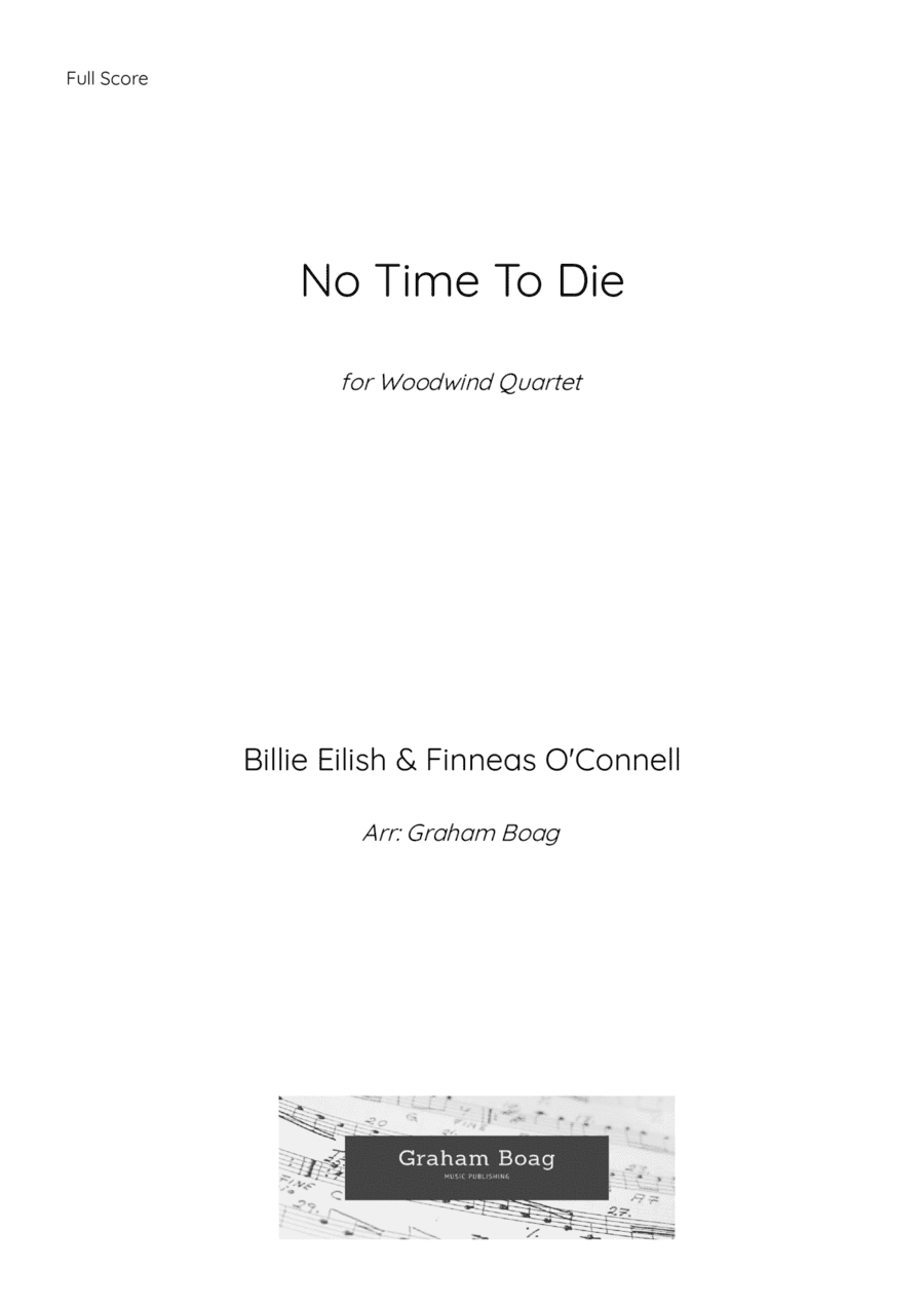 No Time To Die (arr. Graham Boag)