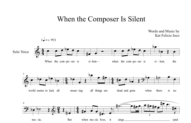 When the Composer Is Silent