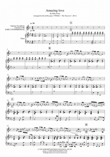 You Are My King (amazing Love) (arr. David Kocijan)
