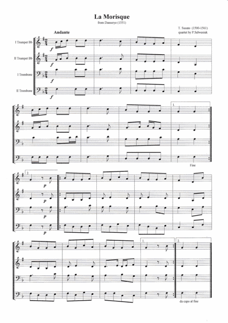 La Morisque (arr. P. Selwesiuk)