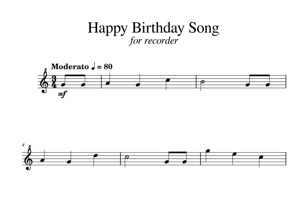 Happy Birthday Song (arr. Golden Skull Editions)
