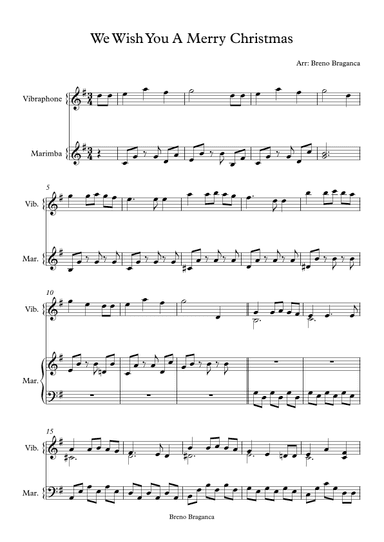 We Wish You a Merry Christmas (arr. Breno Braganca)