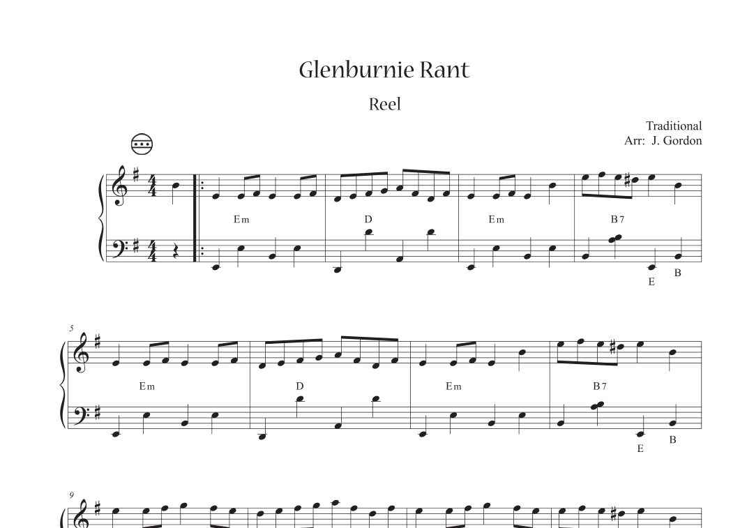 Glenburnie Rant (arr. Julia Gordon)