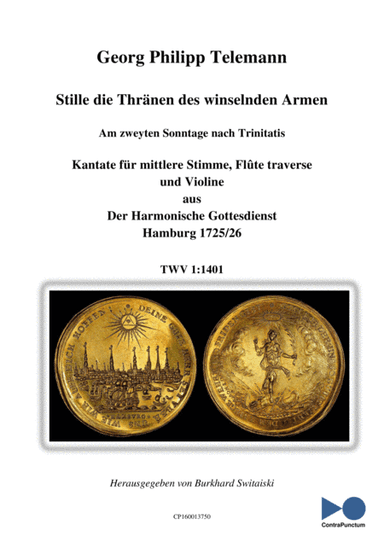 Harmonischer Gottesdienst TWV 1:1401 Stille Thränen der winselnden Armen! (arr. Dr. Burkhard Switaiski)