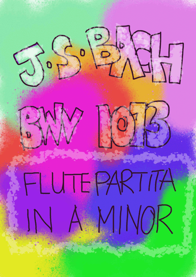 J.S.BACH - Flute Partita in A minor BWV 1013 arranged for Flute Duet (arr. Ellen Macpherson)