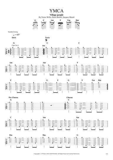 Y.m.c.a. (arr. Douglas Becker)