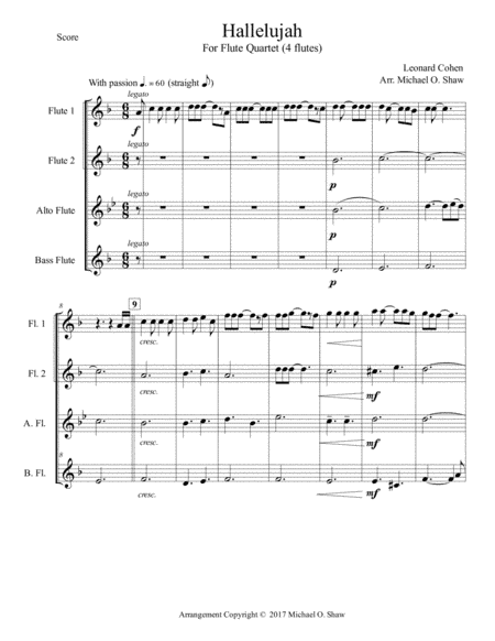 Hallelujah (arr. Michael O. Shaw)