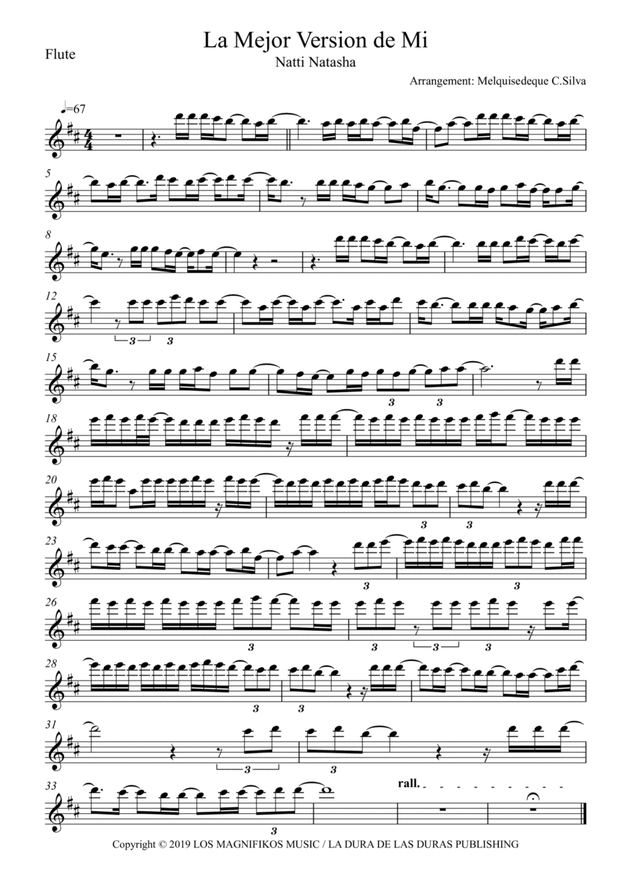 La Mejor Version De Mi (arr. Melquisedeque C.Silva)