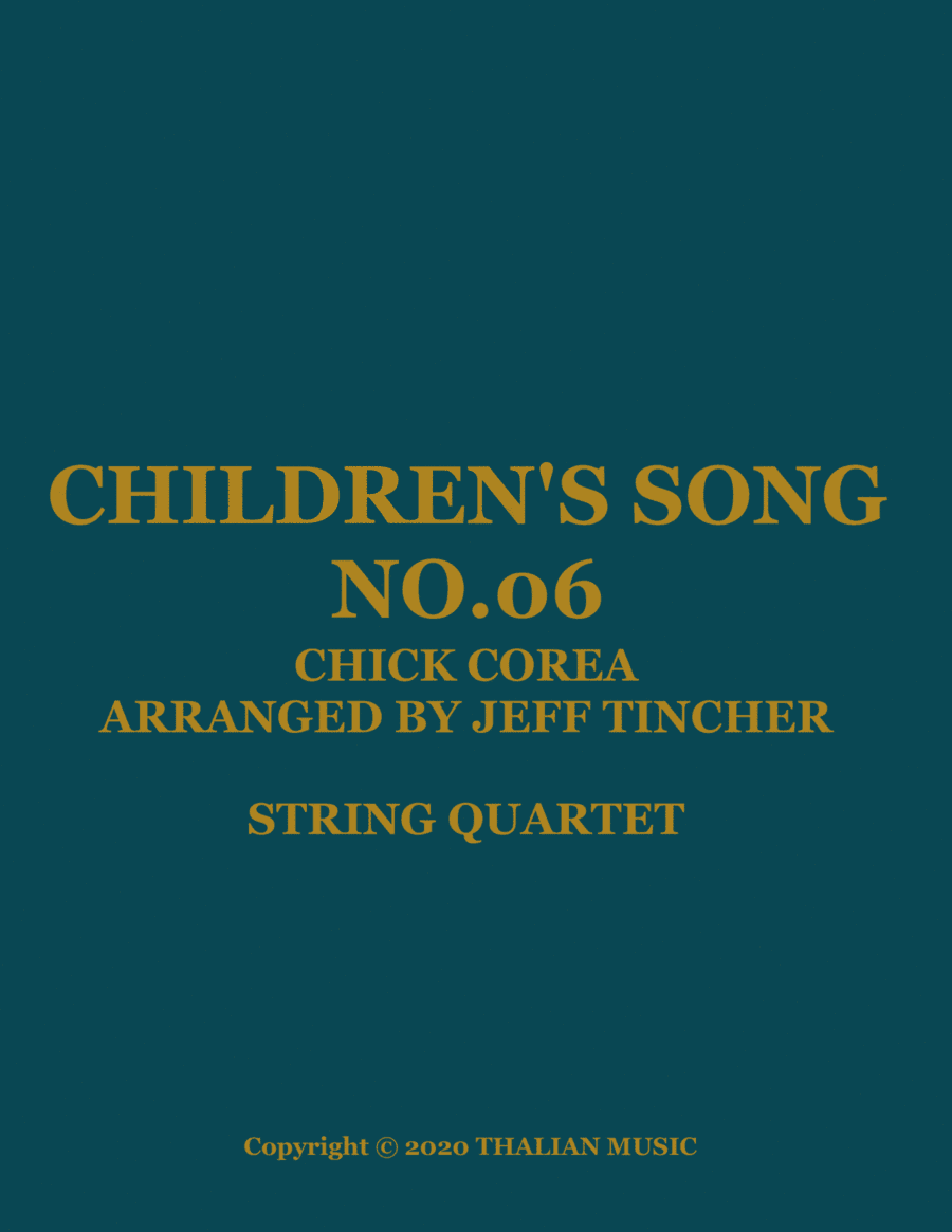 Children's Song No. 6 (arr. Jeff Tincher)
