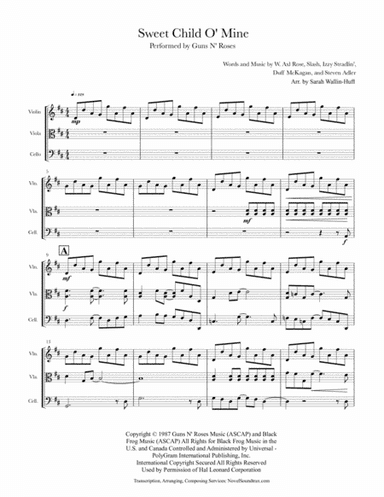 Sweet Child O' Mine (arr. Sarah Wallin Huff)