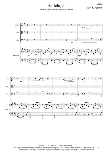 Another Hallelujah (arr. Stefano Pagotto)